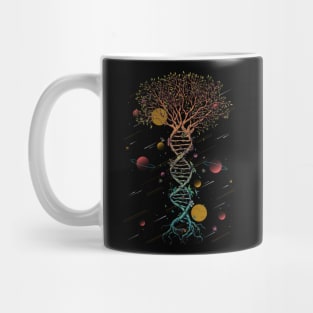 DNA Tree Life Genetics Biologist Science Earth Day Mug